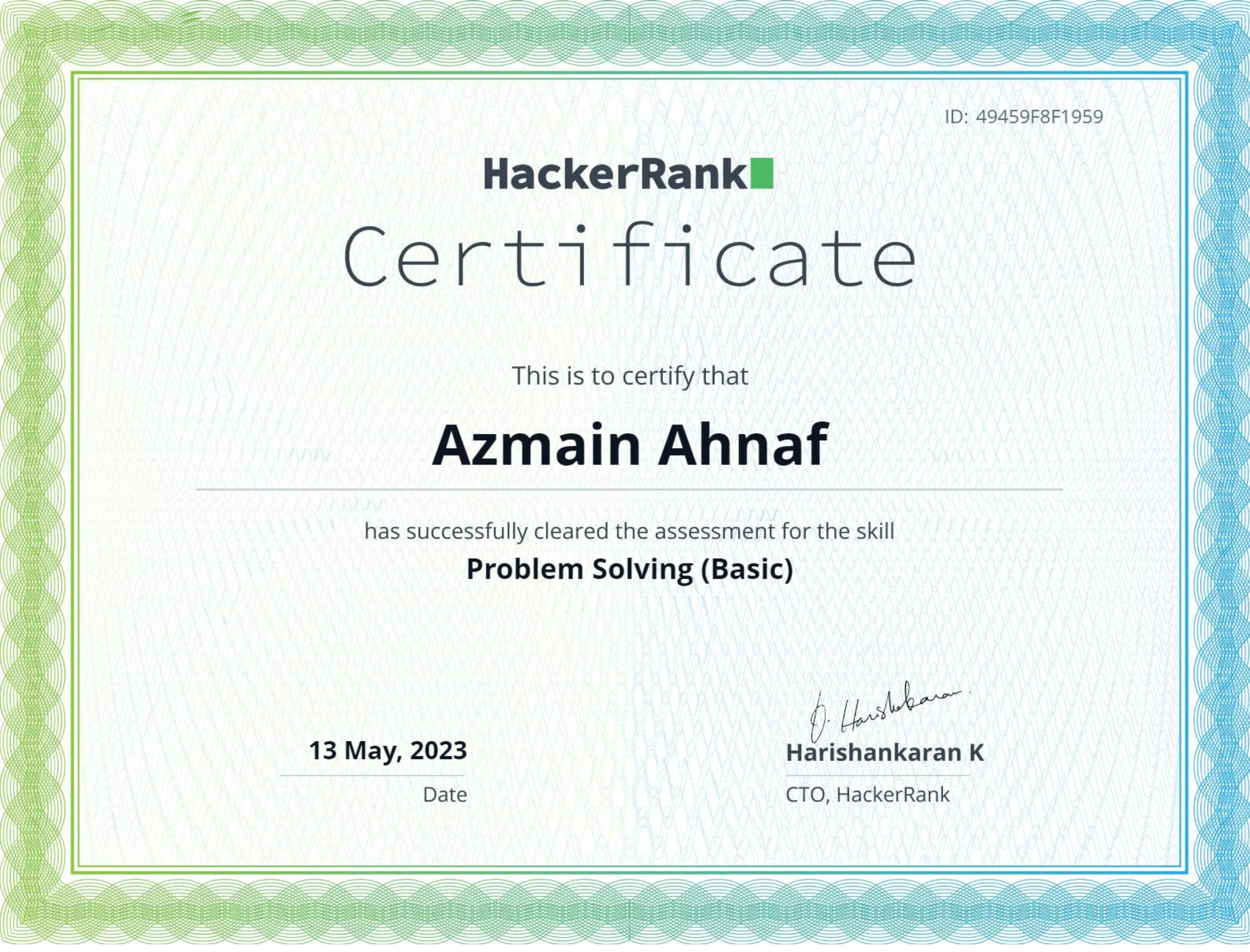 HackerRank Problem Solving Basic